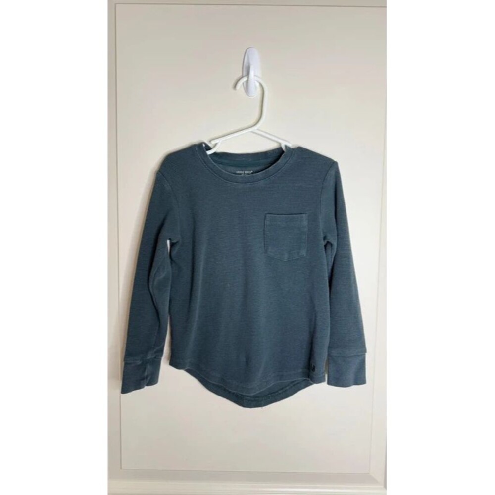 Little bipsy 4-5T nightfall waffle long sleeve